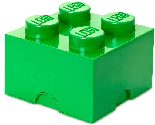 Room Copenhagen Cutie depozitare LEGO 4 verde inchis