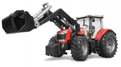Masinuta BRUDER Tractor Massey Ferguson with front load