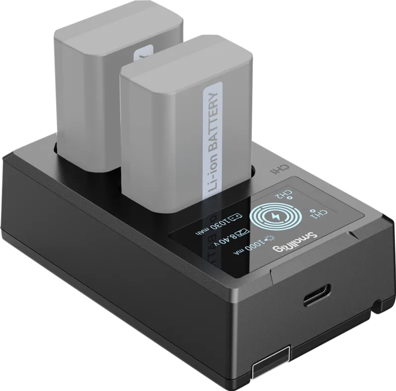 Incarcator baterii SmallRig 4081 USB-C USB-A NP-FW50