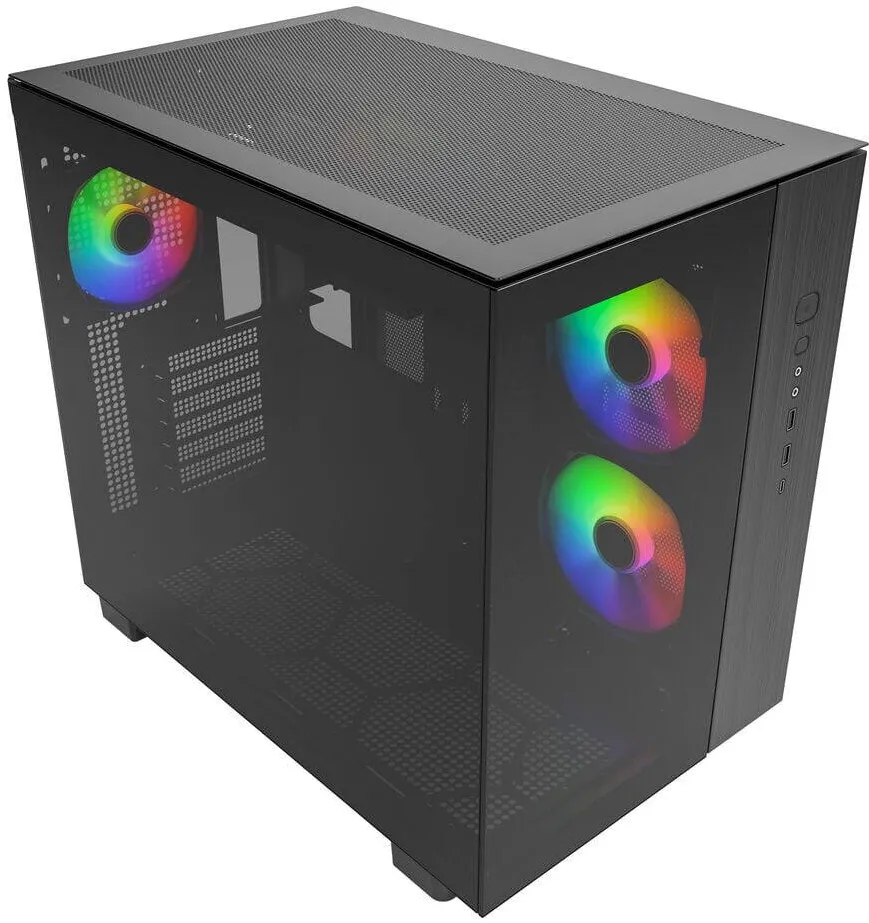 Carcasa PC Montech Montech KING 65 PRO PC MidiTower  ARGB Black