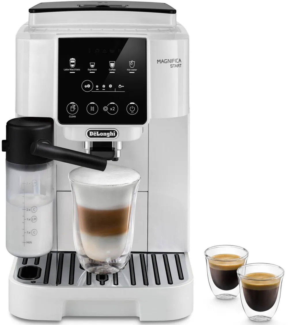 Espressor DELONGHI Magnifica Start Milk White ECAM220.61.W, fully automatic machine (white)
