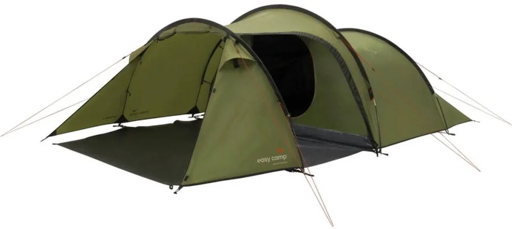 Easy Camp Cort Hemsedal cu 4 tuneluri (verde masliniu, model 2025)