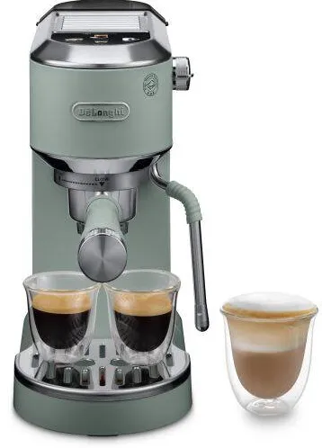 Espressor DELONGHI Dedica Duo EC890.GR, espresso machine light green, Cold Brew