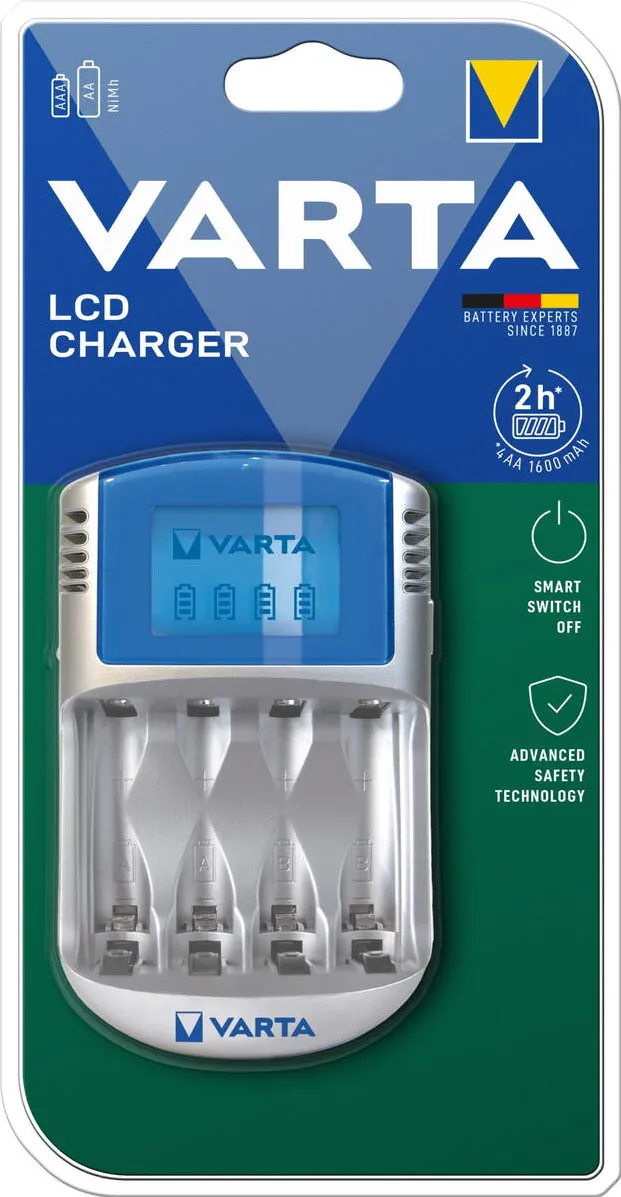VARTA LCD Charger without Batteries Type 57070