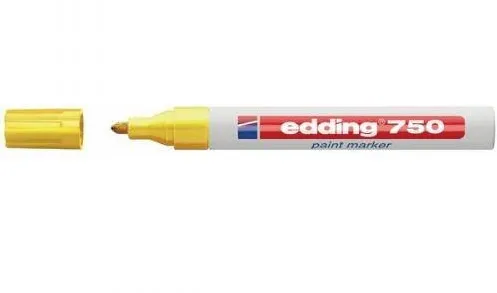 Edding Marker cu efect de lac, Edding, Paint 750, Galben