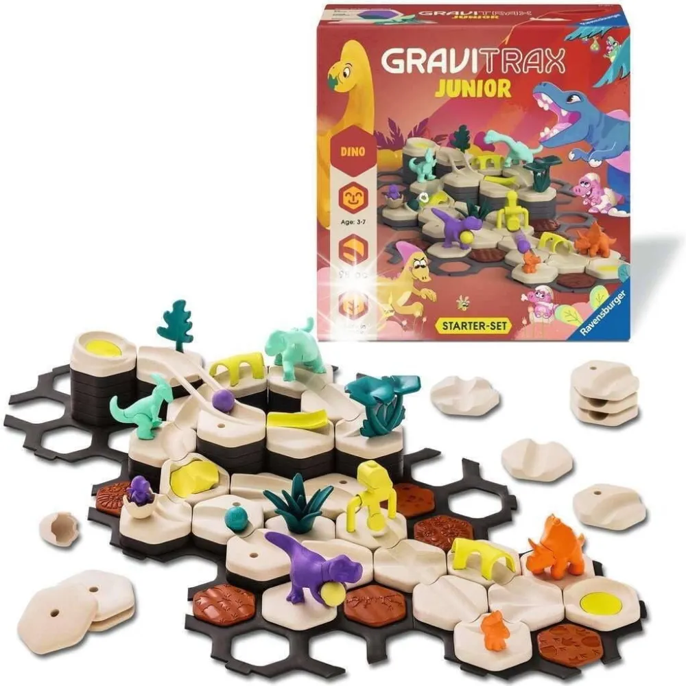 Jucarie Educationala Ravensburger Set de constructie pentru copii, Ravensburger, Gravitrax Junior, multicolor