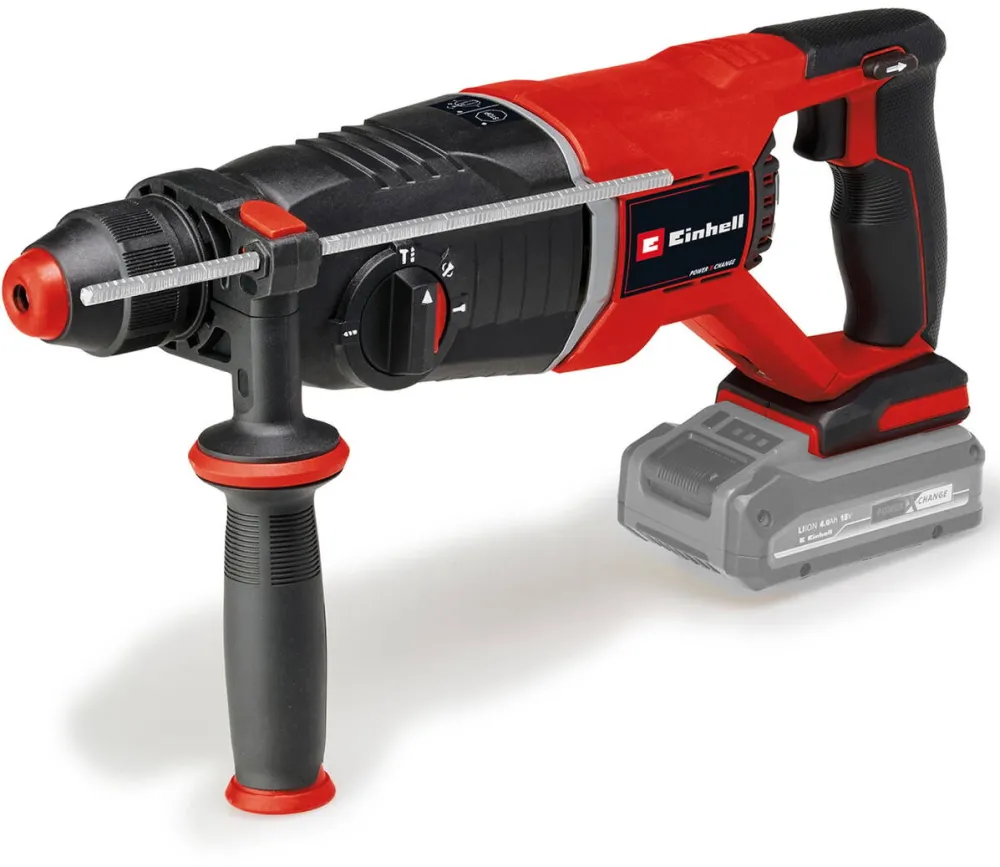 Einhell Ciocan rotopercutor pe acumulatorEinhell Professional TP-HD 18/26 D Li BL - Solo 18V, 1150 RPM, forta impact 2.6J, gaurire beton 26 mm, fara acumulator/incarcator