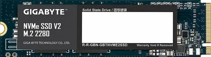 SSD GIGABYTE G3NVMEV2256G V2, 256GB, M.2, PCIe, NVMe