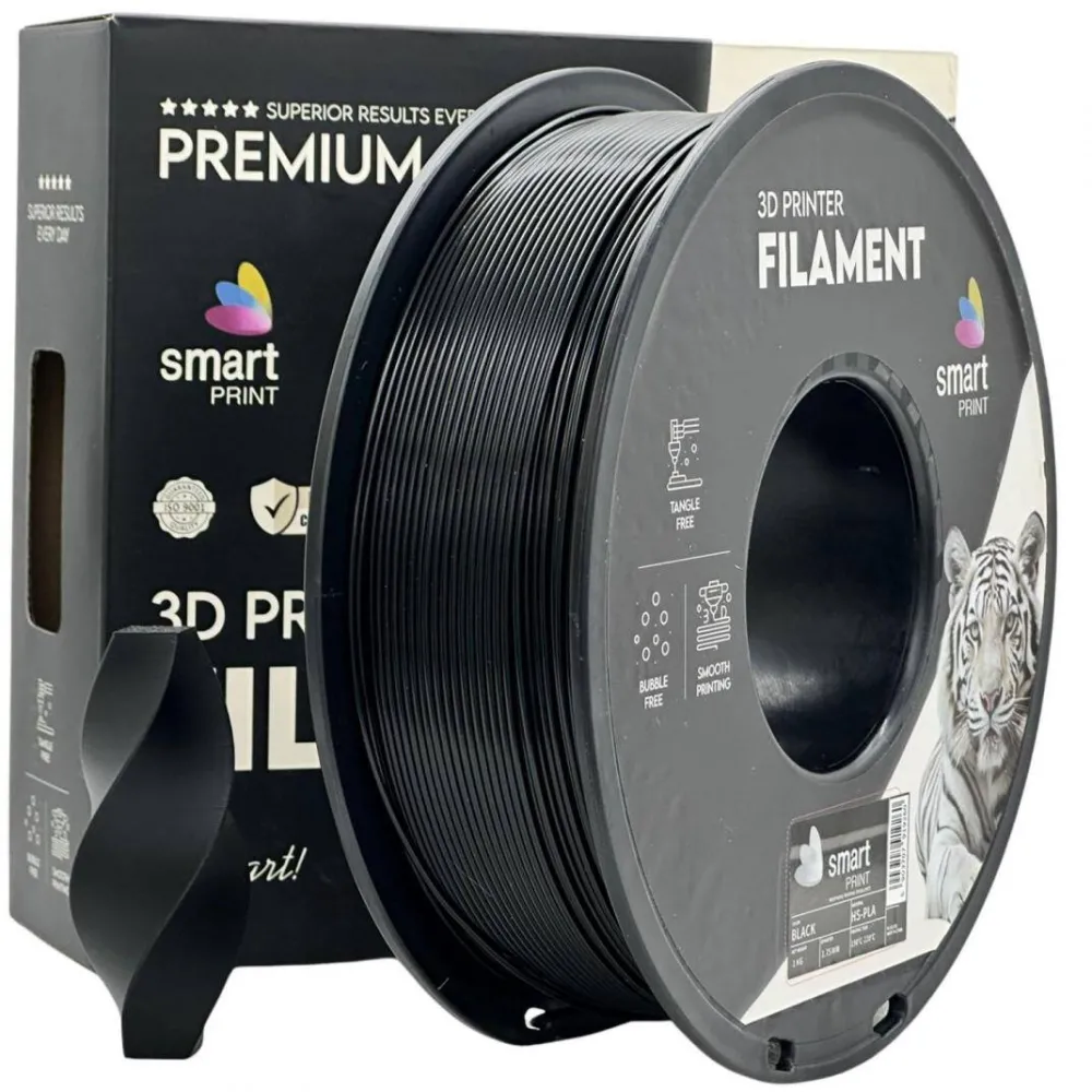 Smart print 3D filament 1KG hs-pla black