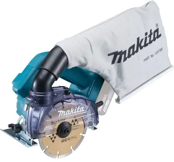 Makita Masina de debitat beton DCC500Z, 18 V, 125 mm diametru disc, 8800 RPM, 27 mm distanta taiere la 45°, fara acumulator/incarcator