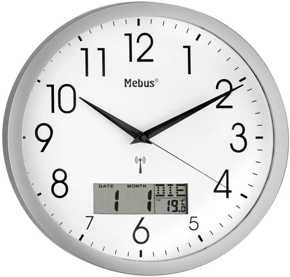 Mebus Ceas de Birou 19422 Radio controlled Wall Clock