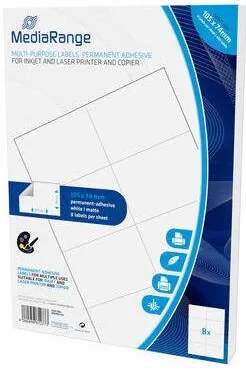 Etichete MediaRange Alb 105x74mm 400 buc