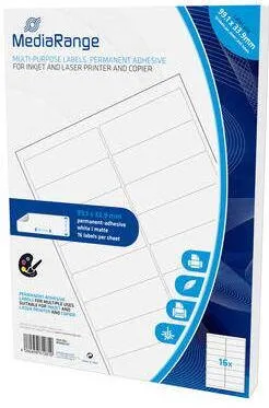 Etichete MediaRange Alb 99,1x33,9mm 800 buc