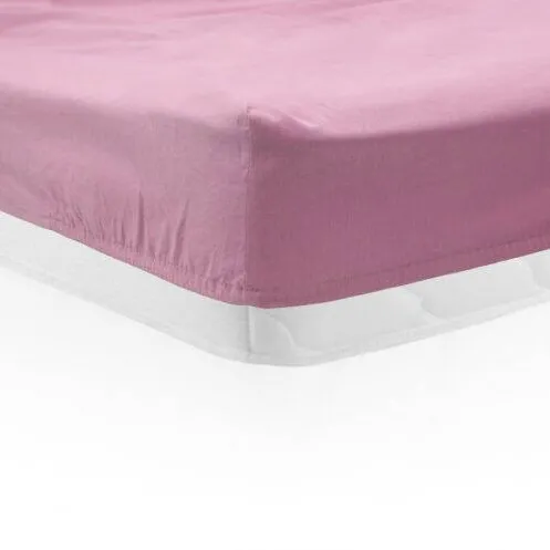 HEINNER Cearceaf de pat cu elastic 180X200 cm Roz