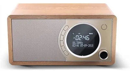 Radio Sharp DR-450(BR) Digital, FM/DAB/DAB+, Bluetooth 4.2, Alarm function, Brown | Brown | DR-450(BR) | Digital | Bluetooth | FM