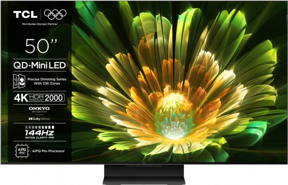 Televizor TCL Mini LED 127 cm (50") 50Q7C, Ultra HD 4K, Smart TV, WiFi, CI+