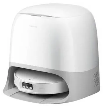 Roborock Aspirator robot Roborock Qrevo CurvX, 22000 Pa, 6400mAh, Alb, cu statie de andocare multifunctionala Thermo+ 3.0