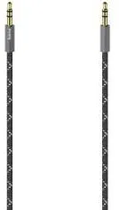 HAMA Audio Cable, 3.5 mm Jack Plug - Plug, Stereo, Metal, Gold-Plated, 1.5 m