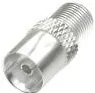HAMA Satellite Receiver Adapter, F-Socket - Coax Socket