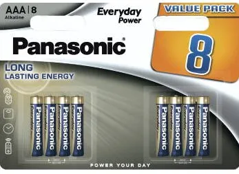 Panasonic "Everyday Power" Battery AAA, pack of 8