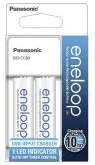 Set incarcator USB Panasonic BQ-CC80 cu 2 acumulatori eneloop AA 1900 mAh