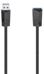 Adaptor HAMA USB Extension Cable, USB 3.0, 5 Gbit/s, 1.50 m