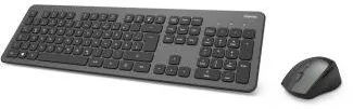 Kit Periferice HAMA "KMW-700" Wireless Keyboard/Mouse Set, anthracite/black, QWERTY RO