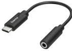 Adaptor HAMA Audio Adapter, USB-C Plug - 3.5 mm Jack Socket, Stereo