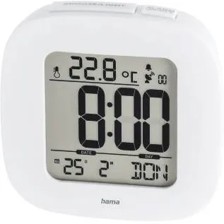 HAMA "RC 45" Radio Alarm Clock, white