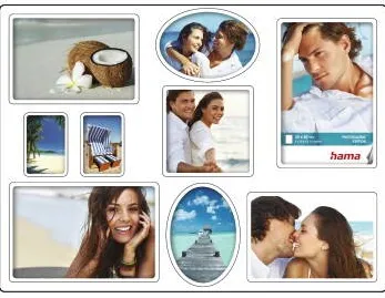 Rama foto HAMA "Clip-Fix" frameless Photo Gallery, normal glass, 30 x 40 cm