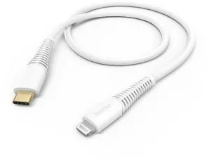 HAMA Charging Cable, USB-C - Lightning, 1.5 m, white