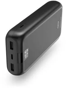 HAMA "Performance 20" Power Pack, 20000 mAh, 3 Outputs: USB-C, 2x USB-A, anth.