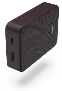 HAMA "Colour 10" Power Pack, 10000 mAh, 2 Outputs: USB-C, USB-A, plum