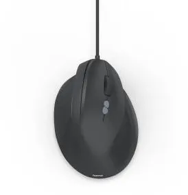 Mouse HAMA “ECM-500R” Ergonomic Vertical Mouse, w. Cable, Optical, 7 Buttons, black