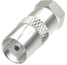 HAMA Satellite Receiver Adapter, F-Plug - Coax Socket