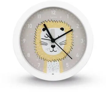 HAMA "Lucky Lion" Children's Desk Clock with Alarm Function, Quiet