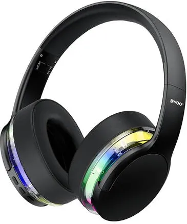 Casti Over-Head Bwoo CASCA BLUETOOTH SI ANC PREMIUM SOUND - NEGRU