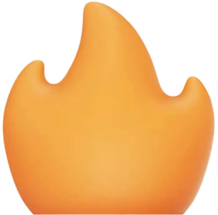 Flextail Flame Lampshade for Tiny Pump 2X (orange)