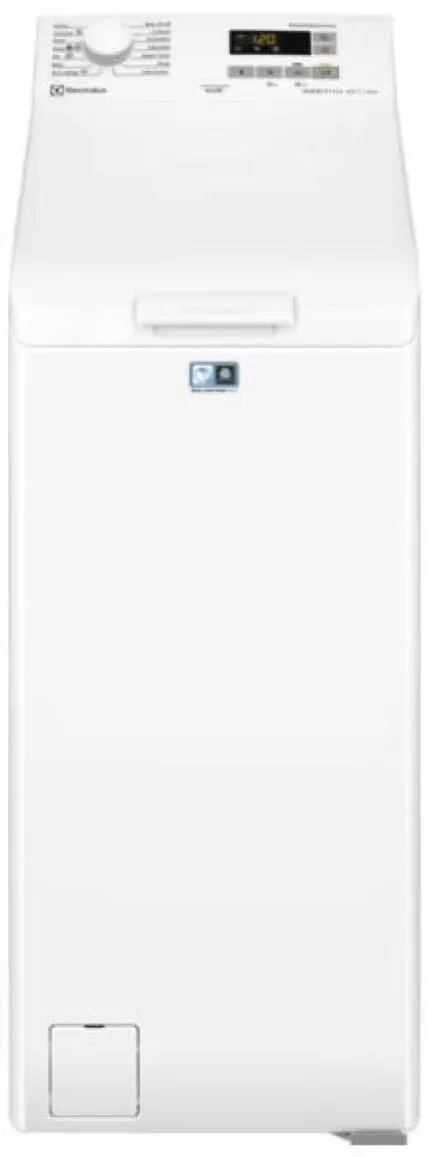 ELECTROLUX Masina de spalat rufe cu incarcare verticala Electrolux EW6TN5261F, 6 kg, 1200 rpm, Clasa D, Tehnologie SensiCare, Display LCD, Alb