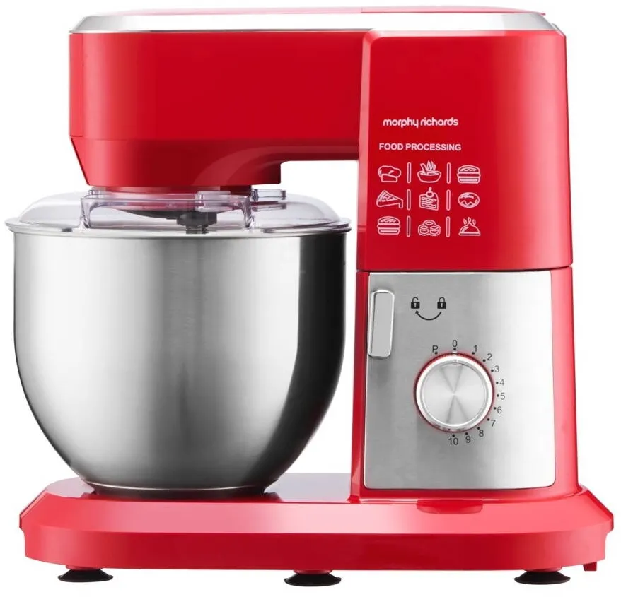 Morphy Richards Robot de bucatarie Morphy Richards KM6003-GS, rosu