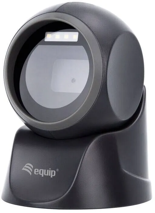 Scanner cod de bare EQUIP 2D, negru, USB, IP54