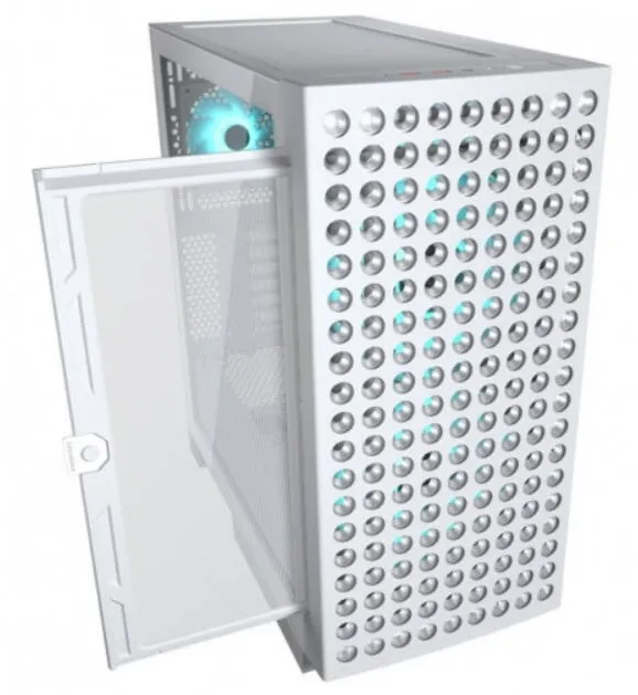 Carcasa PC Cougar PC, Airface Eco RGB, Middle Tower, alb