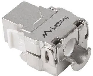 LANBERG Modul, Lanberg, RJ45, cat 6A, Argintiu