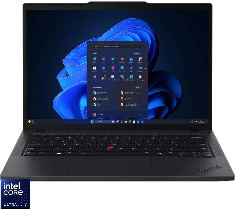 Laptop Lenovo 14'' ThinkPad T14 Gen 6, WUXGA IPS, Procesor Intel® Core™ Ultra 7 255U (12M Cache, up to 5.20 GHz), 64GB DDR5, 1TB SSD, Intel Graphics, Win 11 Pro, Black