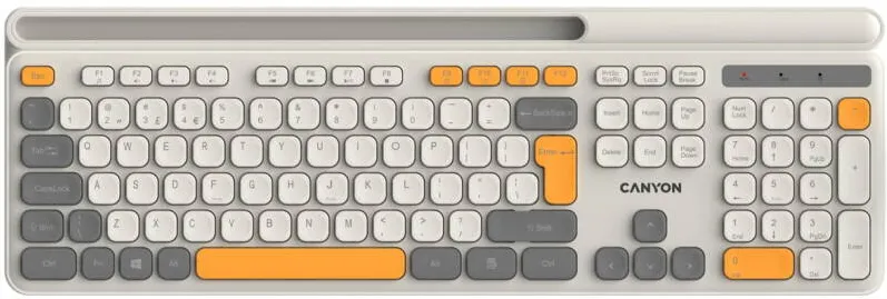 Tastatura CANYON HKB-W03 Wireless Beige