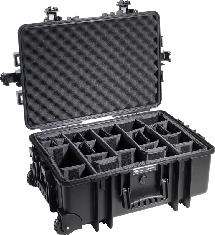 BW Outdoor Cases Type 6700 / Black (divider system)