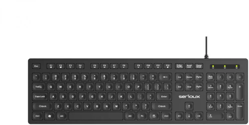 Tastatura Serioux TASTATURA SERIOUX SRXK-SKB704WD