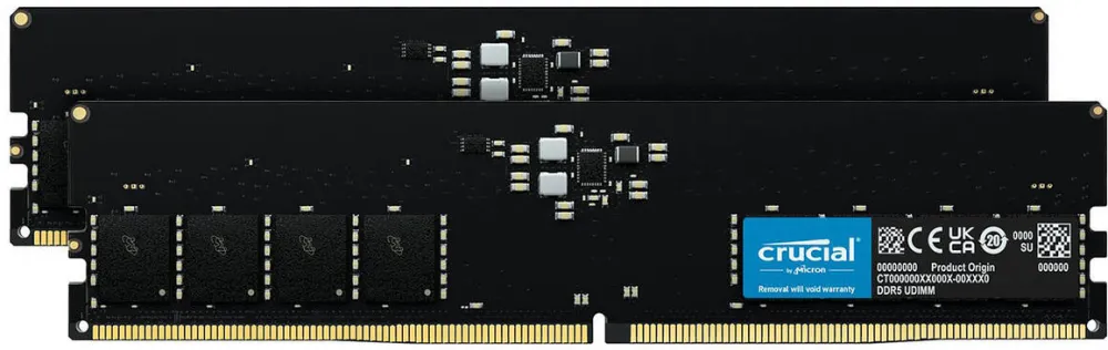 Memorie RAM Crucial 32GB DDR5 4800MHz CL40 Dual Channel Kit