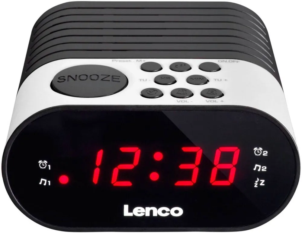 Lenco Ceas de Birou CR-07 white