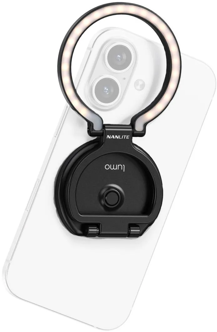Nanlite lumo polarschwarz Ringleuchte